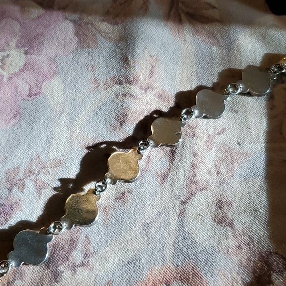 Mexico Taxco Sterling Silver Ebony Malachite Bracelet - Picture 8 of 8